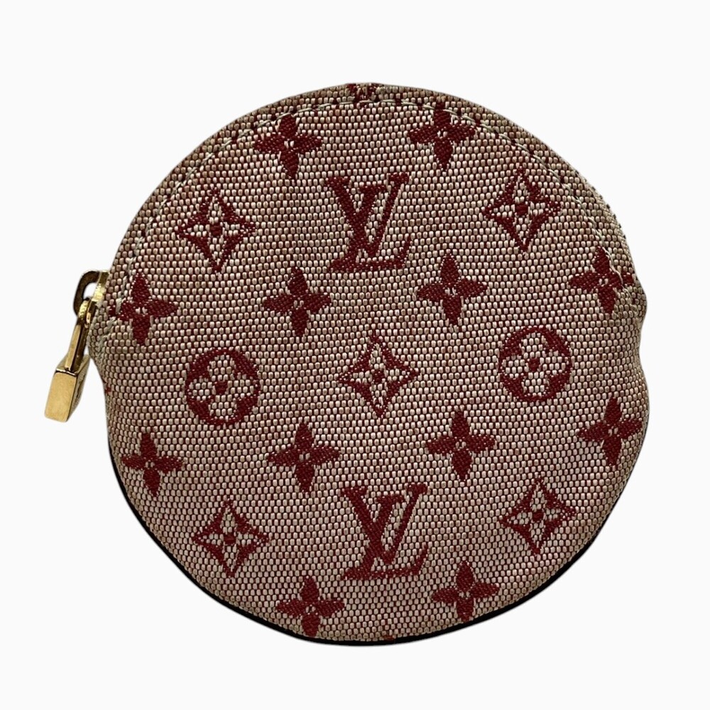 Louis Vuitton Portemonnaie Rond Wallet/Coin Case Monogram Mini Canvas M92462